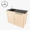 DIY Kitchen Galley Kit for Sprinter Vans 