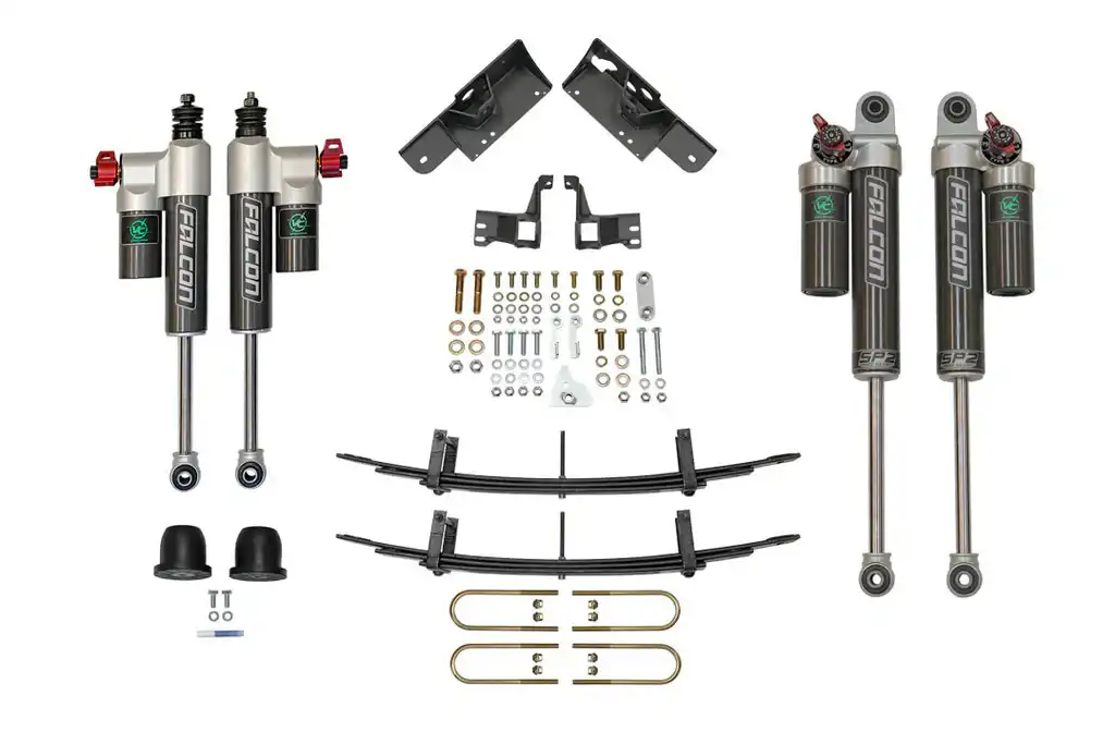 Stage 4.3 System - Sprinter 2500 4x4 - 2015 to 2022 - Falcon 3.3 Shocks, mini pack - light/mid - mid/heavy Tune - Van Compass
