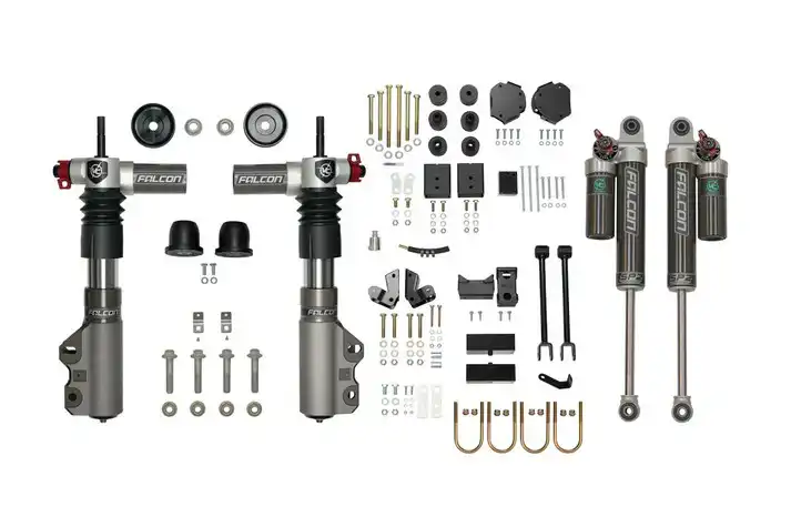 Étape 5 - Sprinter 2500 2WD - (2007 à 2018 ou 2019 à 2022) - rehausse de 2" - jambes de force et amortisseurs 3.3 - (réglage léger/moyen - moyen/lourd) - Van Compass