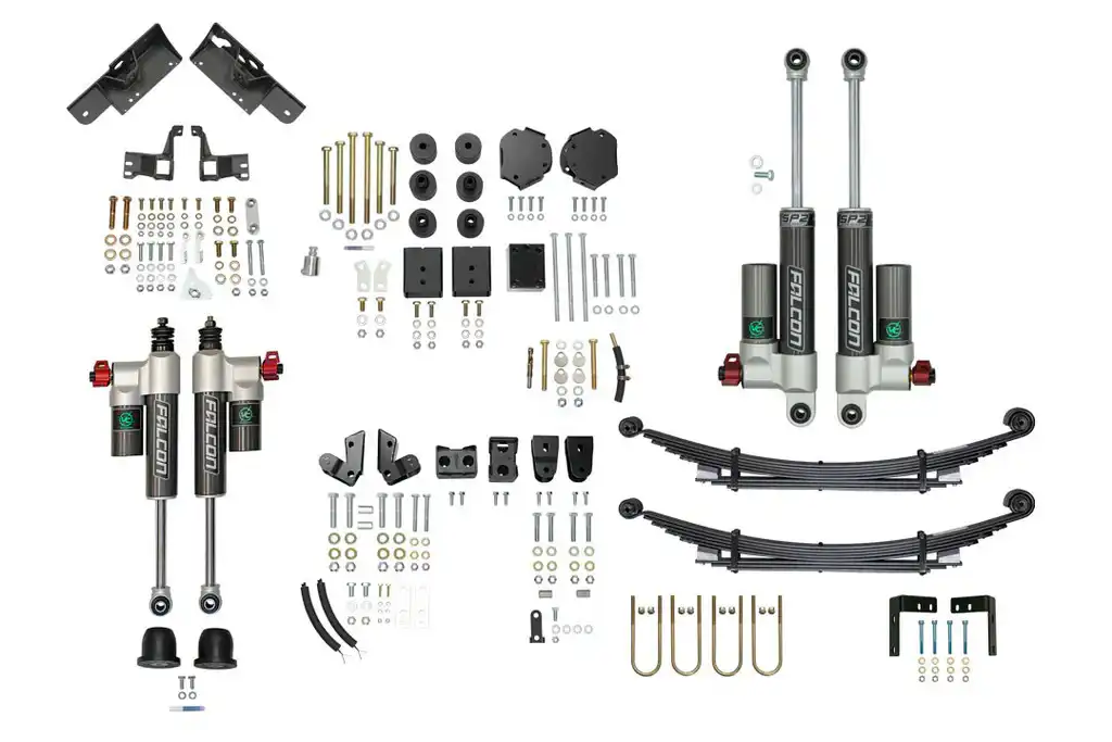Stage 6.3 Dually 2" lift system - Sprinter 3500 AWD, 2023+, Falcon 3.3 - (light/mid - mid/heavy tune) - Van Compass