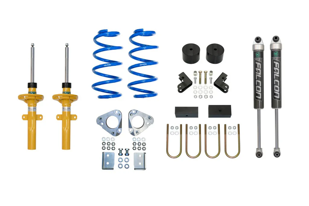 KIT DE RELEVAGE TOPO 2 POUCES ÉTAPE 1 - FORD TRANSIT 2015-2017 - (RÉGLAGE MOYEN ET INTENSIF) - Van Compass