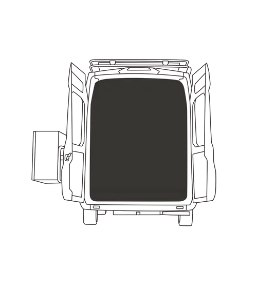 Rear Door Mosquito Net (Medium Roof) Transit