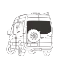 Insulated Rear Window Cover Set for Mercedes Sprinter (2007–2018)