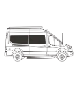 6-Piece Insulated Side Window Cover Set – Ford Transit Passenger Van