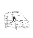 Front Door Insulated Window Covers – Ford Transit 2015–2019 (Medium/High Roof)