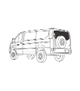 Rear Door Insulated Window Covers – Ford Transit (Low Roof)