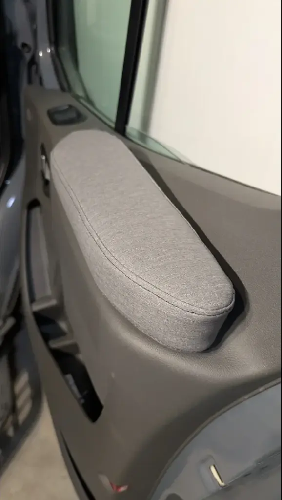 Custom door armrest - Ford Transit - 14x4x2 inch