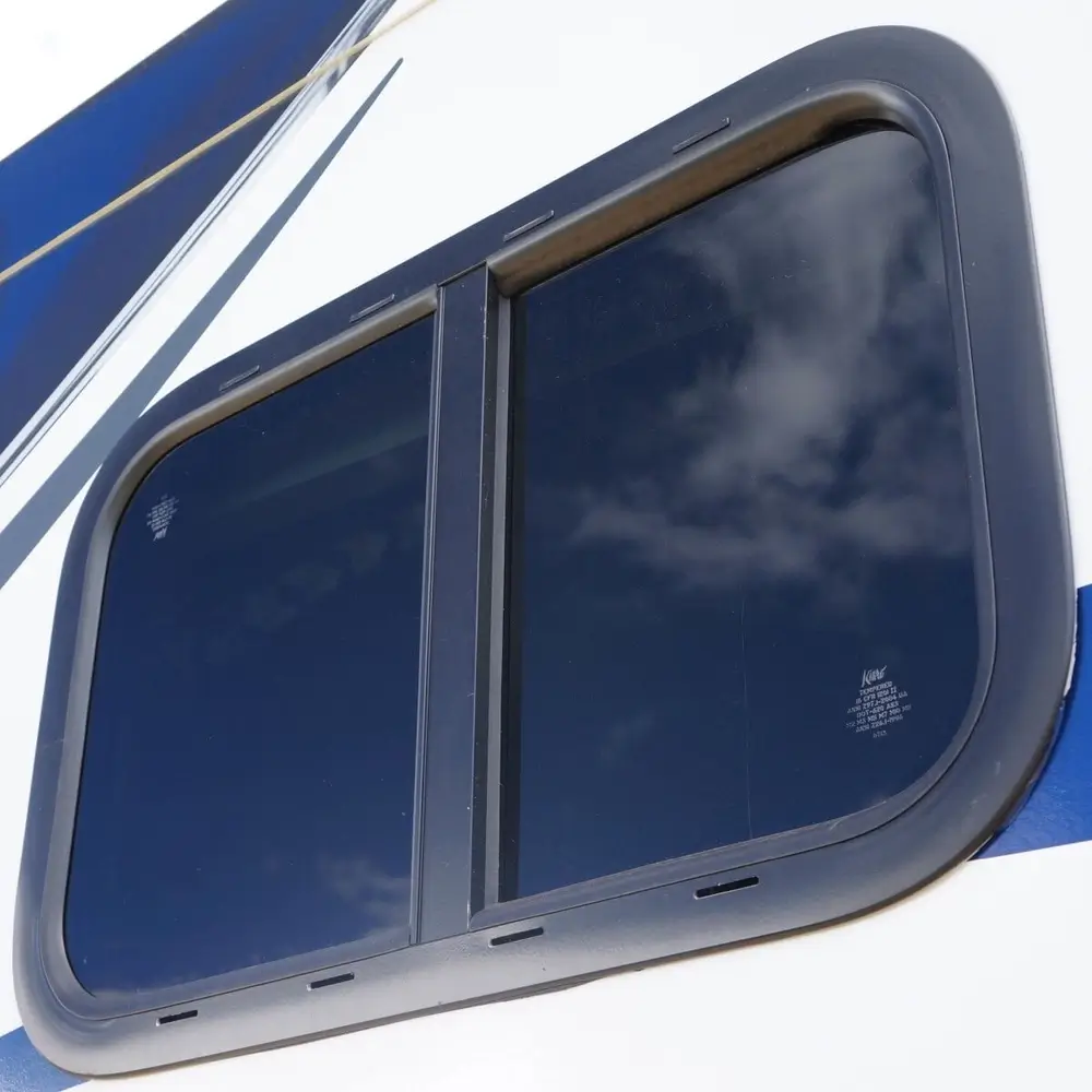 60"W x 29"H Horizontal Slider Window, Red Latch Escape