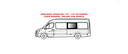 Fenêtre Fixe - Côté Conducteur Milieu - MERCEDES SPRINTER 170", 170" EXT. - (SL102-F)