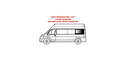 Fenêtre fixe - Quartier arrière côté conducteur - RAM PROMASTER - (RL304-F)