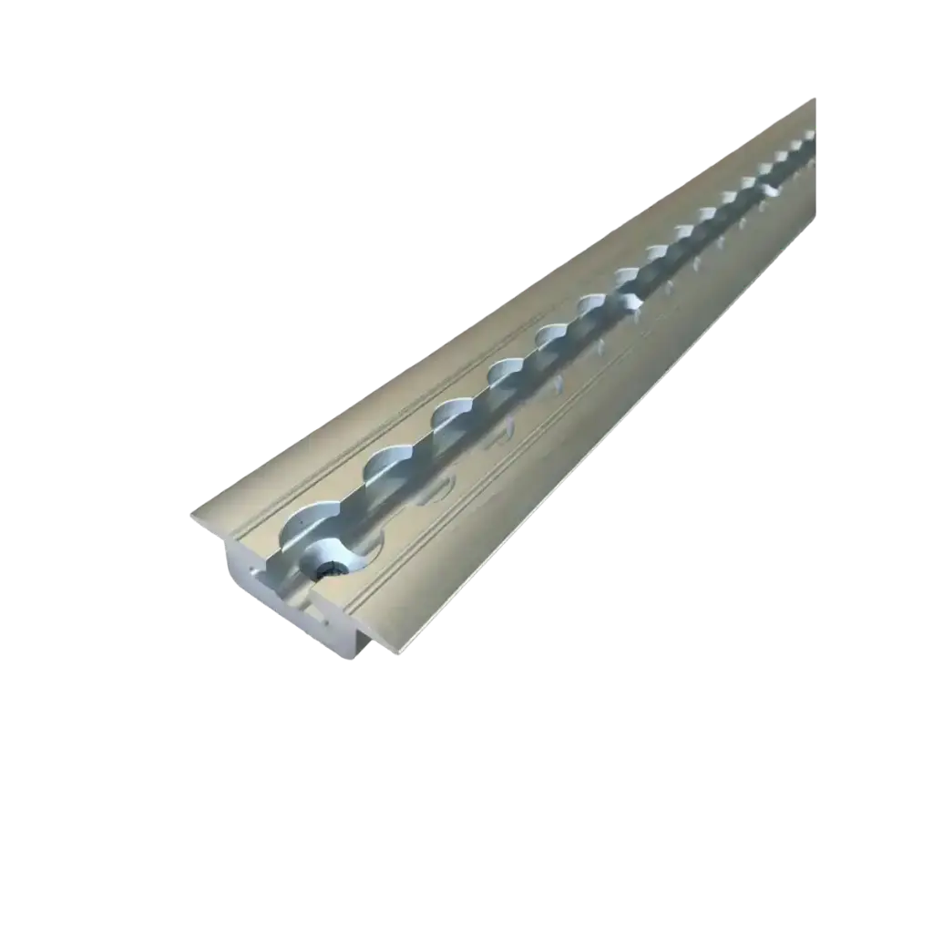 Rail L-track “BEEFY” encastré à rebord