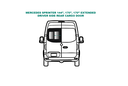 Fenêtre coulissante VWD SE-Series (SL119-SE) – Porte arrière côté conducteur pour Sprinter