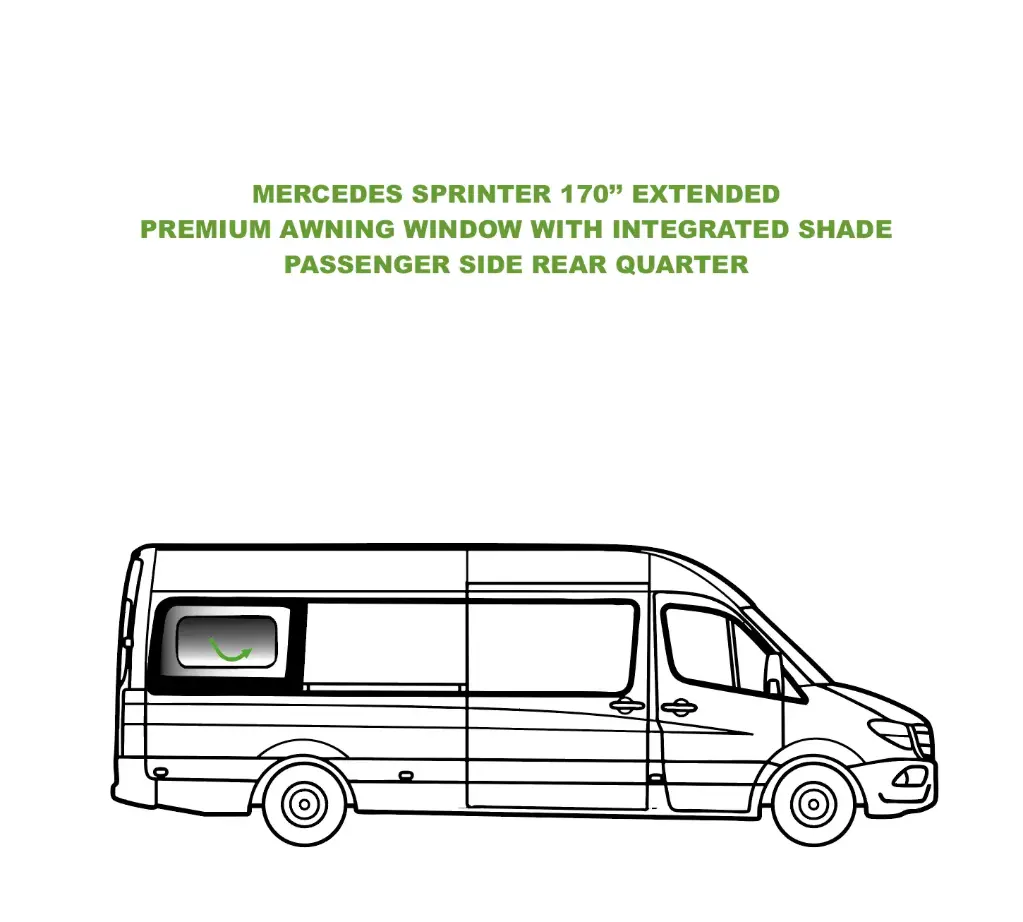 VWD Premium Awning Van Window (SR103-AW) 