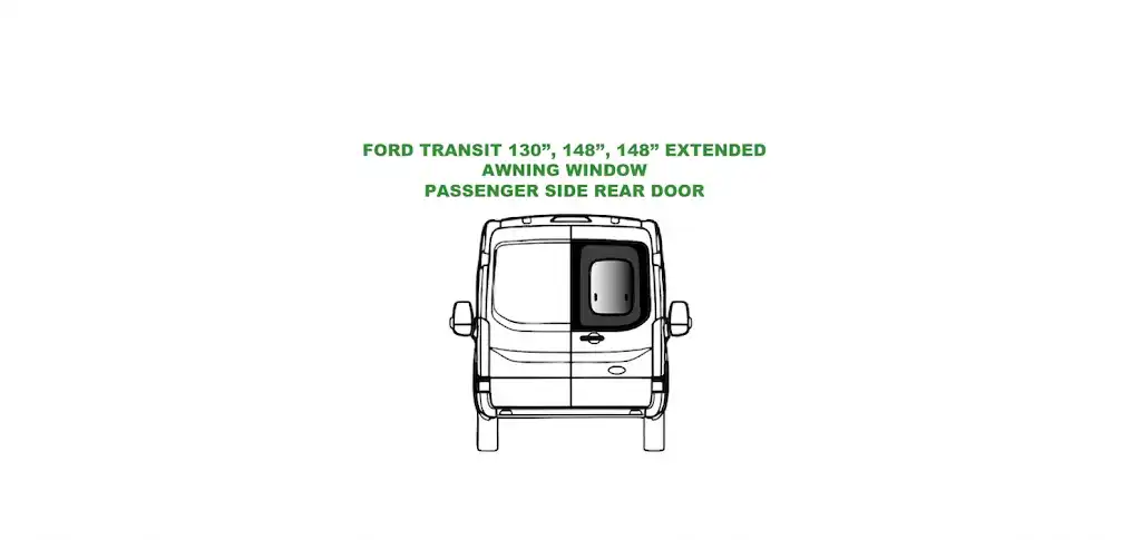 VWD Premium Awning Van Window ( TR215-AW) 