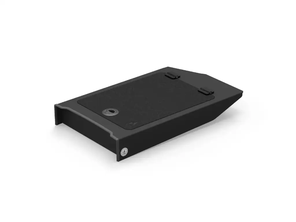 Compartiment de rehaussement du plancher pour passagers d'un monospace Transit