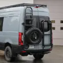 Support en aluminium pour porte arrière du Sprinter - SANS PERÇAGE