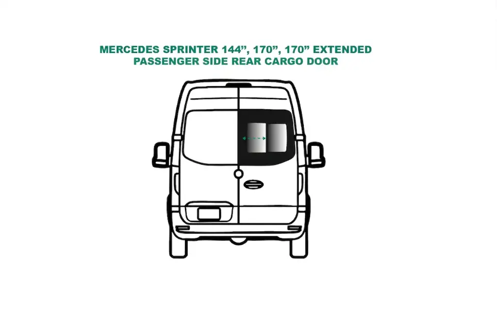 Fenêtre coulissante pour fourgon VWD série SE (SR119-SE)