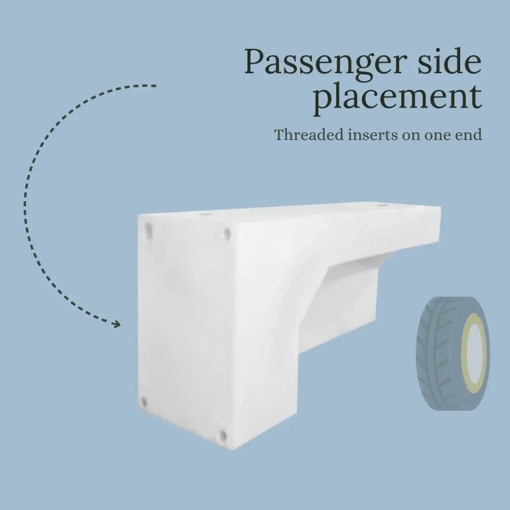Réservoir d'eau pour passage de roue Sprinter (27 gallons)