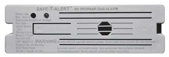 Propane Leak Detector; Safe-T-Alert ™