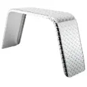 ToughGrade Aluminum Diamond Plate Flat Top Trailer Fender 10" X 36" X 18"
