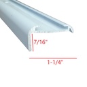 Aluminum 7/16″ Leg Insert Roof Edge Molding 93″ Length