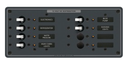 PANEL DC 8 CIRCUIT 12/24V - BLUE SEA