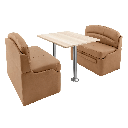 RV Dinette Booth with Table | 40" Sand 