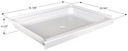 Shower Pan Center Drain SP2432