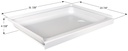 Shower Pan Right Hand Drain SP2432RH