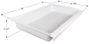 Shower Pan Center Drain SP2438