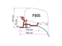 Fiamma® F80S Awning Mounting Bracket - RAM Promaster (Not Extended)