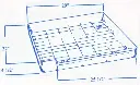 #601 Excell RV fiberglass shower pan
