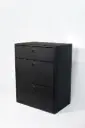 28" Three Drawer Base Cabinet - Shallow