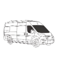 Insulated Front Cabin Window Cover Set (3-Pack) – Promaster 2014+