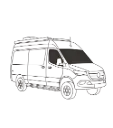 Couvre-fenêtres Cabine avant Sprinter 2025+