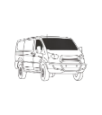 Front Cabin 3-Piece Insulated Window Cover Set – Ford Transit (Low Roof)